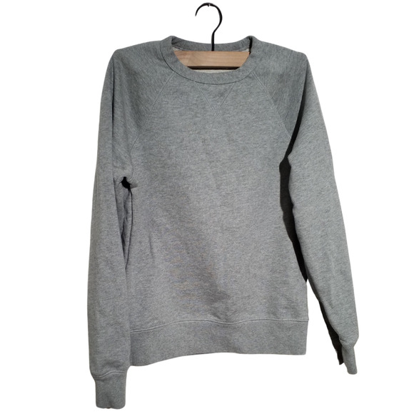 Everlane Unisex French Terry Long Sleeve Sweatshirt Gray XXS - Picture 1 of 6